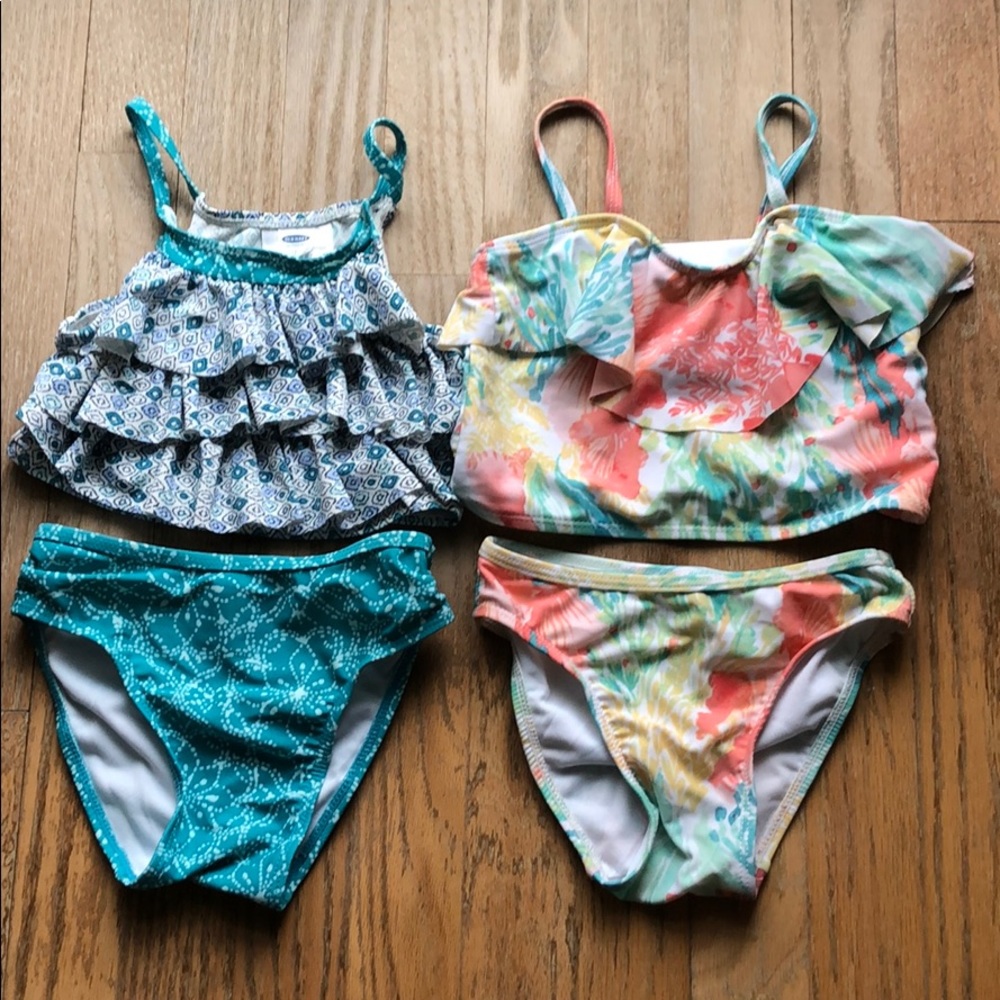 Old Navy Girls Swimsuit Bikinis Size 4T